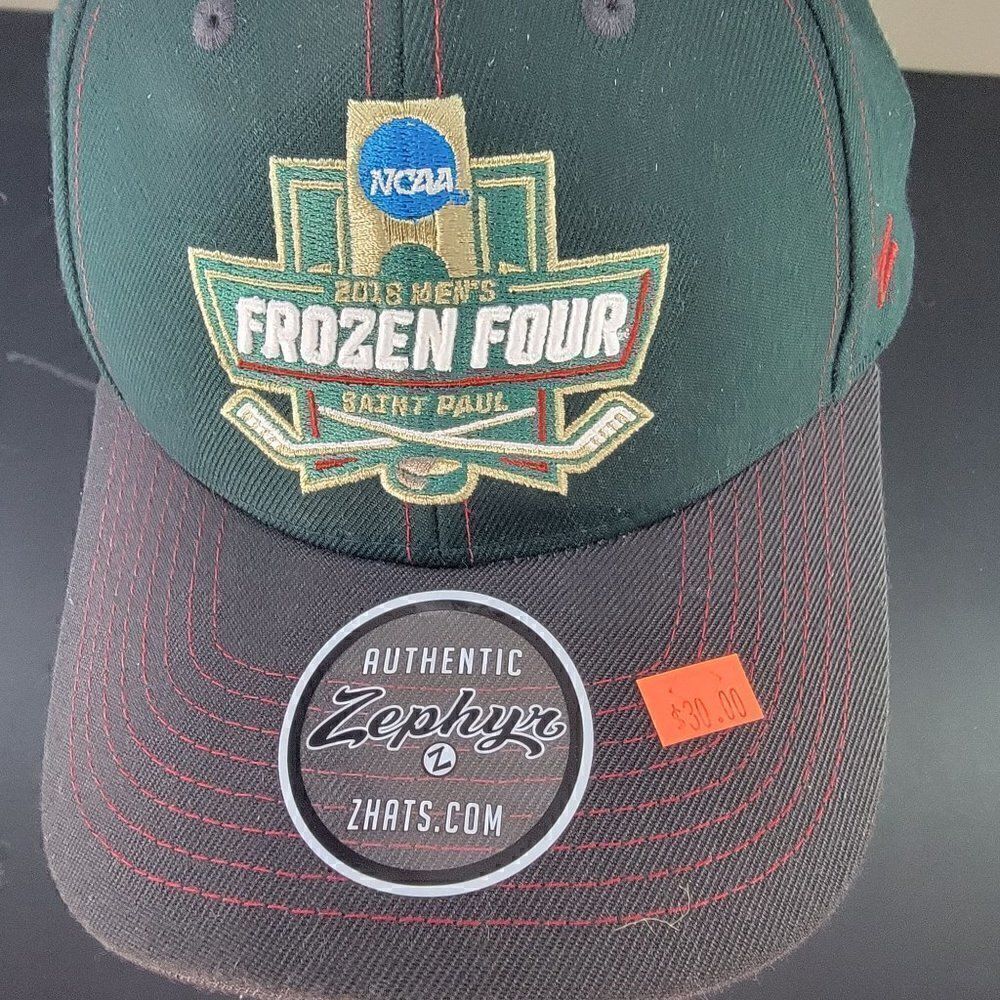 Frozen Four 2018 Green Snapback Hat by Zephyr
